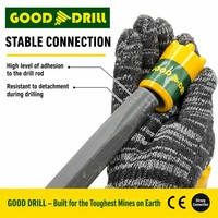Foret conique bleu pour travaux de démolition, accessoire de dynamitage pour sites granitiques et opérations souterraines dans le monde entier