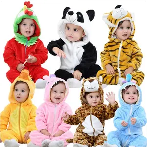 Nuovo arrivo carino animale abbigliamento per bambini manica lunga ragazzi ragazze pagliaccetto Costume invernale indossare grandi bambini tuta intera pagliaccetti per bambini