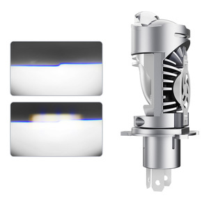 KEBOSIED H4 Mini phare automobile à double lentille LED 50W, ampoule de moto à lentille, lumière laser 9003 - Product Image 1