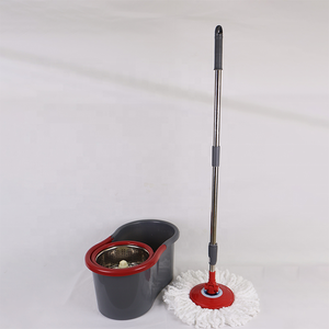 Ensemble de balai <span class=keywords><strong>rotatif</strong></span> et <span class=keywords><strong>seau</strong></span> Realida avec tête en microfibre essoreuse pour nettoyage en profondeur Maison Hôtel Restaurant Produits d'entretien des sols - Product Image 4