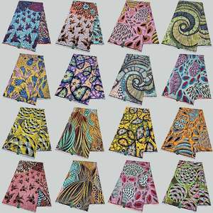 Usine de tissus en Chine, tissu africain en coton ciré imprimé batik or sable, tissu africain <span class=keywords><strong>Vlisco</strong></span> grand <span class=keywords><strong>super</strong></span> wax. - Product Image 1