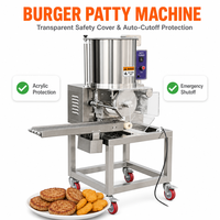 Machine automatique à galettes de viande avec une production de 35 pièces par minute pour la ligne de production des usines de transformation de la viande