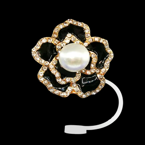 Acquista 10MM cappello in paglia di Silicone di lusso in metallo tappi di paglia accessori da Bar riutilizzabili a prova di polvere - Product Image 3