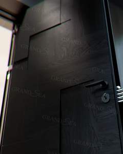 Çin üst üretici özel Modern çelik Pivot dış güvenlik kapıları için ev Metal ön giriş dış kapı - Product Image 6