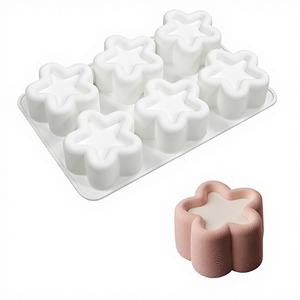 Nouveaux moules à gâteau en silicone en forme de cœur diamanté pour mariage, anniversaire, gâteau éponge, mousse - Product Image 1