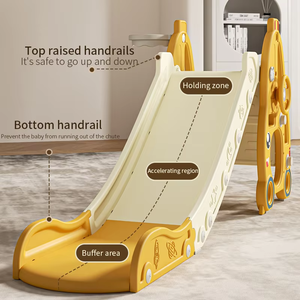 Glissières pliantes pour enfants en plastique PE Miduoqi, petites glissières d'intérieur pour bébés - Product Image 1