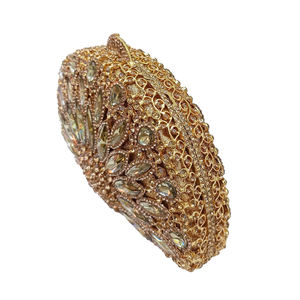 Bolso de mano con diamantes de imitación para mujer, bolso de noche brillante para fiesta, boda, cóctel, graduación - Product Image 4