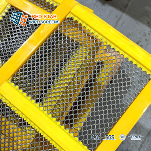 Grille modulaire en maille à trous diamantés à taux d'ouverture élevé, <span class=keywords><strong>anti</strong></span>-colmatage et autonettoyante, pour le lavage du sable, du gravier et du charbon - Product Image 3