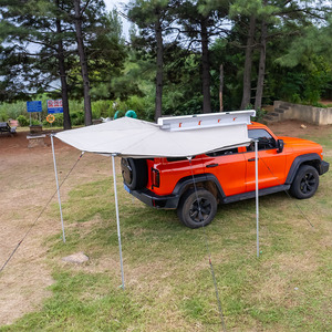 Auvent de Voiture Pliant Rétractable en Aluminium <span class=keywords><strong>pour</strong></span> Fourgonnette et Pick-up, Tente <span class=keywords><strong>d</strong></span>'Extension Latérale, Abri Solaire Extérieur en PVC - Product Image 6