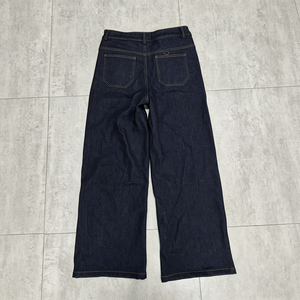 Jeans Largos de Mezclilla Personalizados para Mujer, Jeans de Pierna Recta, Jeans de Mezclilla Transpirables, Impresión DTG - Product Image 2