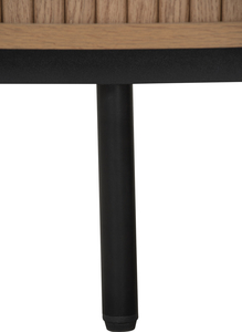 Rugged Industrial Oak Colour MALMO <b>Coffee</b> <b>Table</b> Metal Frame Rectangular Center <b>Table</b> <b>for</b> Urban Living Room and Office Reception - Product Image 5