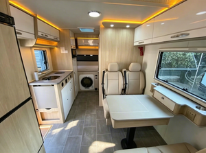 Autocaravana Todoterreno, Casa sobre Ruedas, Totalmente Equipada, con Cocina, para Viajes por Carretera, Vacaciones y Excursiones - Product Image 6