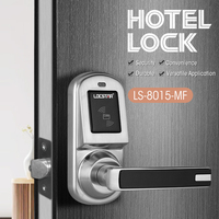 Locstar llave electrónica Rifd tarjeta Motel Hotel Sistema de cerradura de puerta con sistema de software de gestión