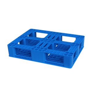 Paletas de plástico de una cara de 800*600*150mm para apilamiento en almacén, disponibles para la venta - Product Image 1