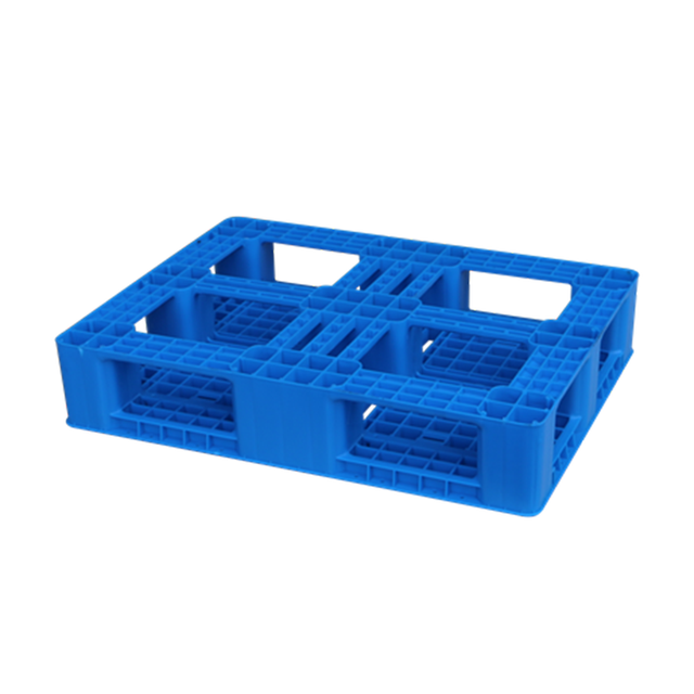 800*600*150mm Single Faced Plastic Pallets for Warehouse Stacking-Available for Sale