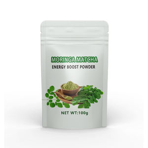 Mezcla de Hoja de Moringa Orgánica Ceremonial y Matcha de Marca Propia en Polvo con Vitaminas, Grado Alimenticio, Impulso de Energía - Product Image 1