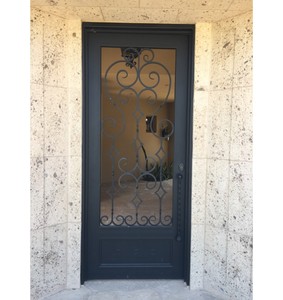 Nhà rèn sắt hàng rào thép gấp cổng Chính thiết kế hình ảnh - Product Image 3