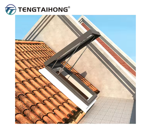 Ngoài trời Patio sân sau nhôm sunroom bao vây điện cơ giới có thể thu vào trượt kính bảng Điều chỉnh mái Skylight hệ thống - Product Image 6