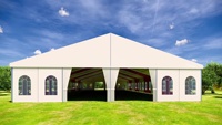 Tente de mariage gonflable pour l'événement Fournisseur Chapiteau Fournisseur Usine PVC Industries Ventes Permanent Clear Top Span