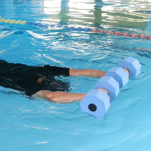 Hình bát giác rắn màu Eva quả tạ thủy mềm thể dục nhịp điệu nổi miễn phí trọng lượng cho hồ bơi đào tạo hồ bơi phụ kiện - Product Image 5