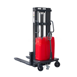 Paleta apiladora de Walkie de elevación automática eléctrica personalizada 1000kg 1500kg 2000kg carretilla elevadora hidráulica - Product Image 4