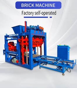 Machine à fabriquer des blocs de <span class=keywords><strong>terre</strong></span> compressée, d'argile, de boue, de cendres, de cendres volantes, de béton, de ciment, de pavés autobloquants QT 4-25 à bas prix - Product Image 1