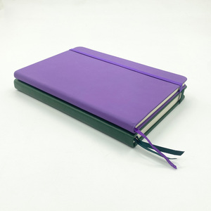 Cuaderno de cuero PU A5 de alta calidad, diario de oficina escolar de negocios impreso personalizado, logotipo personalizado, diario de tapa dura forrado, regalos - Product Image 2