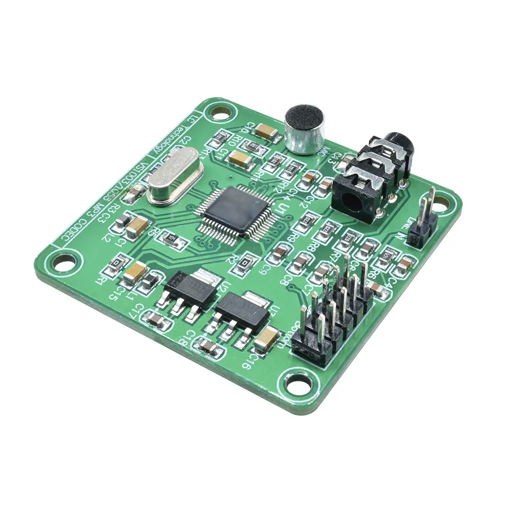 Teknologi Yike VS1053 Papan Modul MP3 dengan Fungsi Perekaman On-Board SPI Antarmuka OGG Encoding Kontrol Perekaman Filter Sinyal