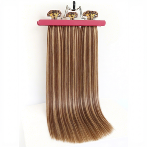 Venta caliente 100% Remy Extensiones de cabello de punta plana-Queratina Bonded-Cabello humano alineado con cutícula virgen de Vietnam - Product Image 1