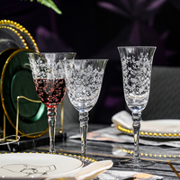 Coupe à vin rouge en cristal transparent personnalisée, coupe à champagne pour mariage, cave à vin
