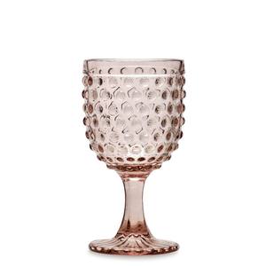 Vaso de agua IBIZA LINE en vidrio rosa de 300 ml - Product Image 1