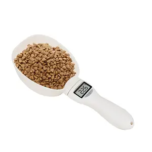 Display Detachable Smart Cat Food Digital Scale cup Precise Pet Food Measuring spoon with LCD