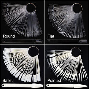 50 Cái Đầu Bảng Hình Quạt Thẻ Màu Sắc Tự Nhiên Rõ Ràng Đầu Bảng Màu Thực Hành Đánh Bóng Gel Bảng Màu Đồng Hồ - Product Image 5