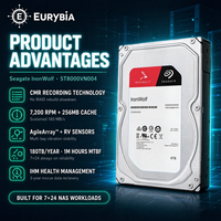 Pour Seagate IronWolf NAS 8TB 7200RPM SATA 6Gb/s 256MB 3.5 pouces Disque dur interne ST8000VN004 CMR