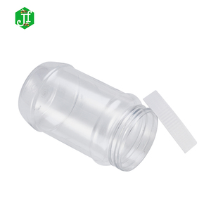Tarro <span class=keywords><strong>de</strong></span> <span class=keywords><strong>Plástico</strong></span> Transparente para Mantequilla <span class=keywords><strong>de</strong></span> Maní, Envase para Alimentos y Mascotas con Tapa <span class=keywords><strong>de</strong></span> Rosca, 530 ml, Precio Económico - Product Image 5