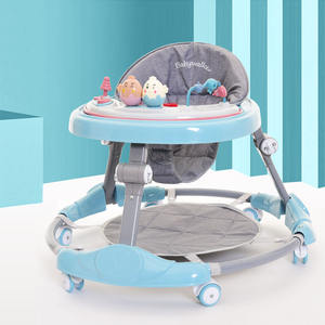 Nouveau trotteur bébé mignon, <span class=keywords><strong>voiture</strong></span> d'activités à pousser, hauteur réglable, trotteurs bébé simples avec barre de poussée, produits pour bébé, trotteur - Product Image 2
