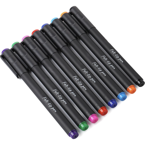 Mịn 8 màu sắc tươi sáng đánh dấu cảm thấy <span class=keywords><strong>tip</strong></span> bút, không độc hại UV kháng vĩnh viễn Bút đánh dấu, trưởng cho văn bản và sơn - Product Image 1