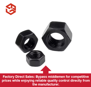 12.9 ग्रेड उच्च शक्ति हेक्सागोनल नट काले लोहे ने छह पक्षीय स्क्रू कैप स्क्रू कैप - Product Image 4