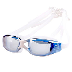 Lunettes de natation anti-buée Jh8008 pour adultes, lentilles en PC, matériau plastique, ajustement universel, vision claire haute définition - Product Image 1