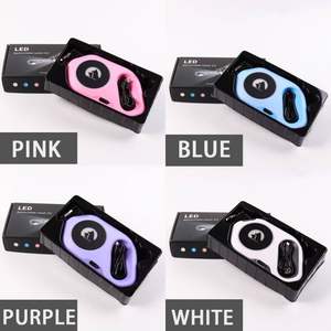 Forniture per animali domestici luce a Led di colore lampeggiante guinzaglio per cani di sicurezza pesante automatico retrattile cucciolo guinzaglio cane - Product Image 5