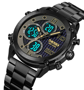Reloj Digital Skmei <span class=keywords><strong>1975</strong></span> para Hombre, Deportivo, de Lujo, con Correa de Acero Inoxidable, Resistente al Agua - Product Image 1