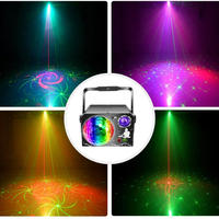 Hot Disco Ball LED UV Noir RG Lazer Projecteur Wash Effect 4 in1 DJ Laser Party light pour Bar Club KTV