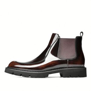 Latest Business Formal Stylish Brogue Men's Shoes With Pointed <b>Toes</b> Men Korean Style Trendy Leather Shoes Versatile Men Shoes - Product Image 2