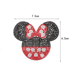 Nuevo Parche de Diamantes de Imitación con Diseño de Ratón de Dibujos Animados Personalizado de Fábrica para Decoración - Product Image 2