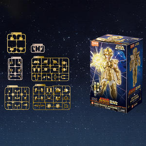 Blokees Figuras de Saint Seiya <span class=keywords><strong>Leo</strong></span> Aiolia Original Genuino Versión China Modelos Ensamblables Bloques de Construcción Juguete para Hombre Caja Sorpresa - Product Image 6