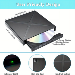 Bên ngoài CD/<span class=keywords><strong>DVD</strong></span>-RW ổ đĩa với đầu đọc thẻ SD và cổng <span class=keywords><strong>USB</strong></span>, <span class=keywords><strong>USB</strong></span> 3.0 Type-C CD Rom <span class=keywords><strong>DVD</strong></span> <span class=keywords><strong>Player</strong></span> Burner Nhà Văn Ổ đĩa quang - Product Image 3