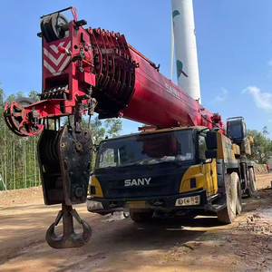 Grue mobile hydraulique d'occasion SANY STC1300C8 de 130 tonnes, année 2022, flèche principale de 85 m, flèche secondaire de 33,7 m, à vendre - Product Image 1