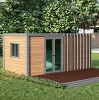 Maison conteneur en acier préfabriquée moderne de luxe à deux étages Petite maison préfabriquée en bois Bâtiments pour cabines Hôtel Appartement Villa