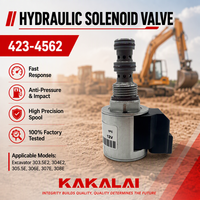 Vanne solénoïde haute précision 12V 423-4562 pour Caterpillar CAT 303.5E2 304E2 pour groupe de vanne à cartouche CAT - Solénoïde