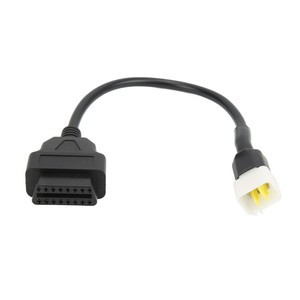 6 pin chẩn đoán kết nối cáp <span class=keywords><strong>OBD</strong></span> chẩn đoán Adapter thay thế cho <span class=keywords><strong>Delphi</strong></span> xe máy - Product Image 2